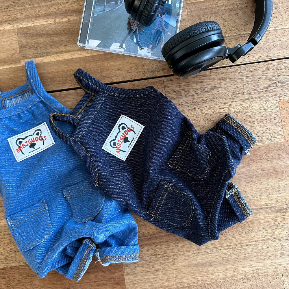 Denim Overall Pants