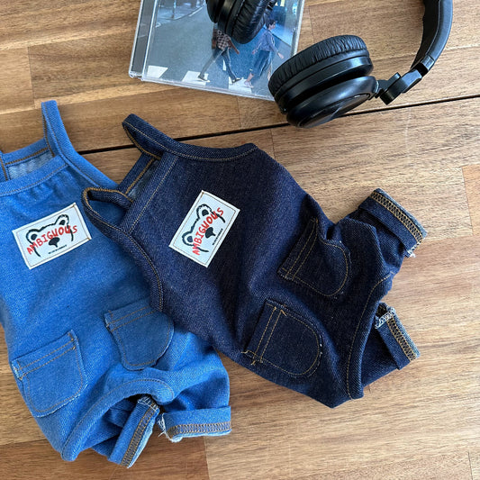 Denim Overall Pants