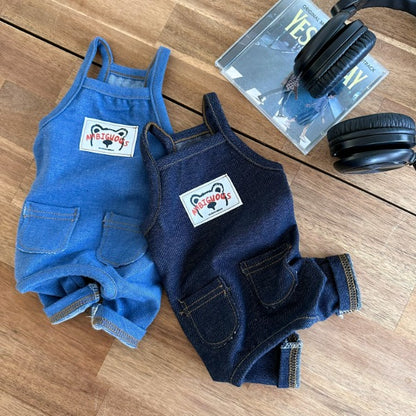 Denim Overall Pants