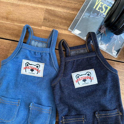 Denim Overall Pants