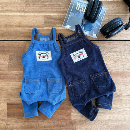 Denim Overall Pants