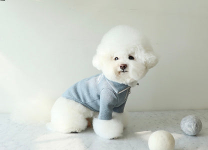 Creamble Logo Knit Zip-up
