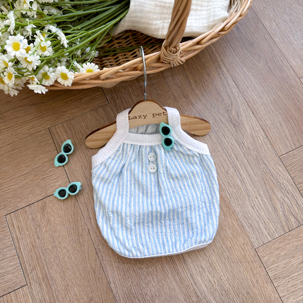 Vest with sunglasses
