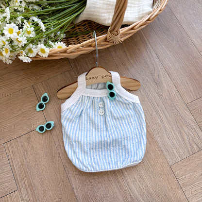Vest with sunglasses